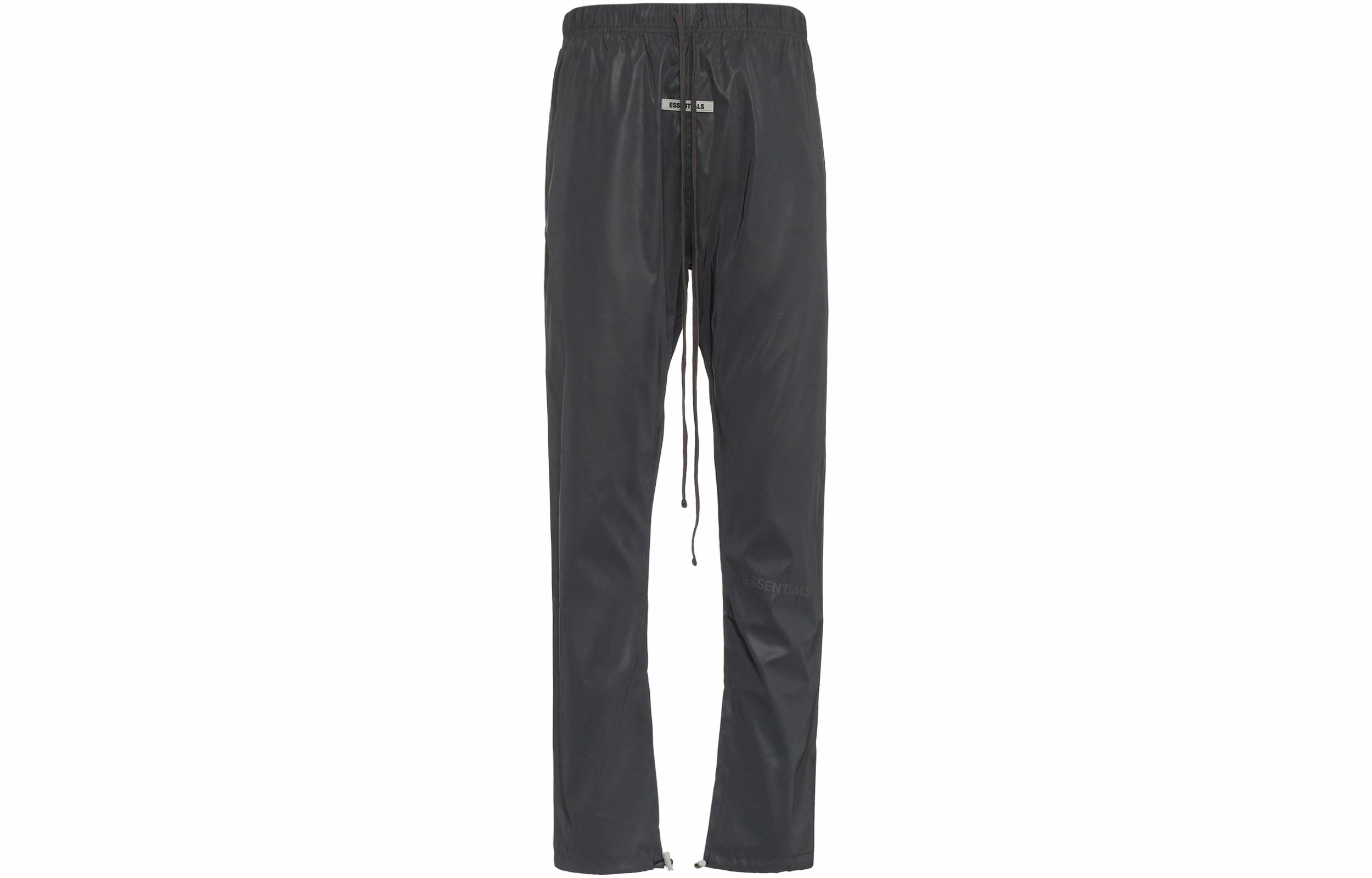 Мужские штаны Fear of God Essentials FW20 Reflective Track pants Black (черные) — фото 1