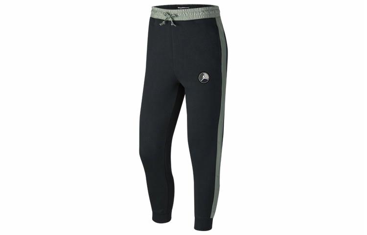 Мужские штаны Jordan Logo Sweatpants (зеленые) — фото 1