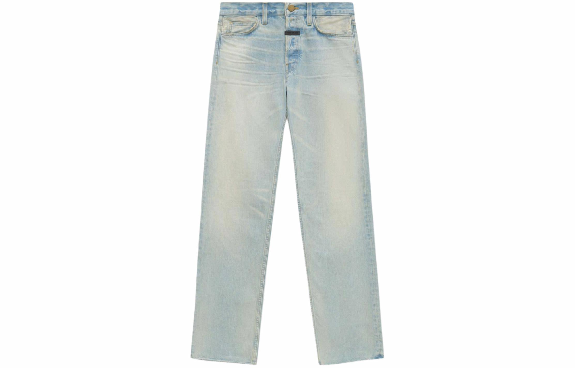Джинсы Fear of God FG840-030DNM-437 (светло-синие)