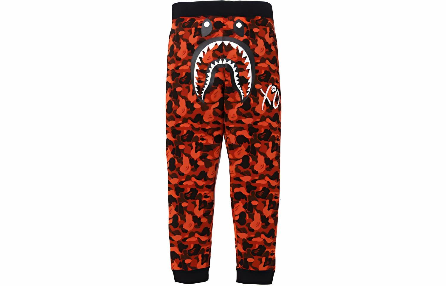 Мужские штаны A BATHING APE Camo Shark (разноцветные)