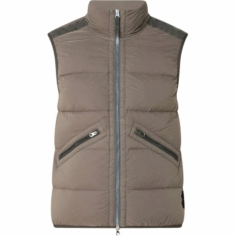 Мужская куртка STONE ISLAND Nylon Down-TC (коричневая)