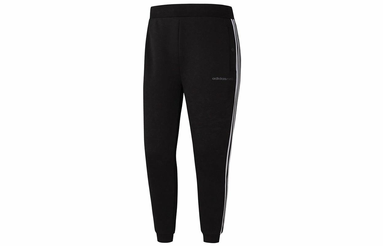 Мужские штаны adidas neo (черные) — фото 1