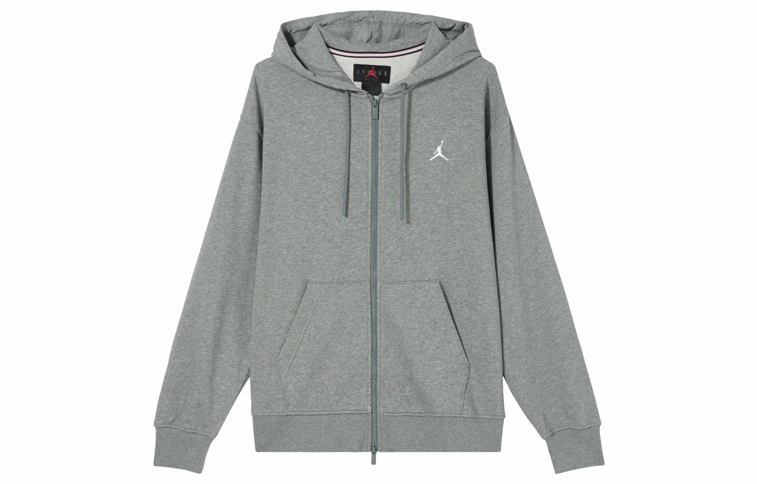 Мужское худи Jordan Brooklyn Fleece (серое)