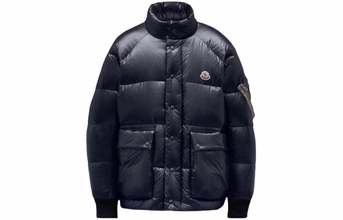 Мужская куртка Moncler (темно-синяя)