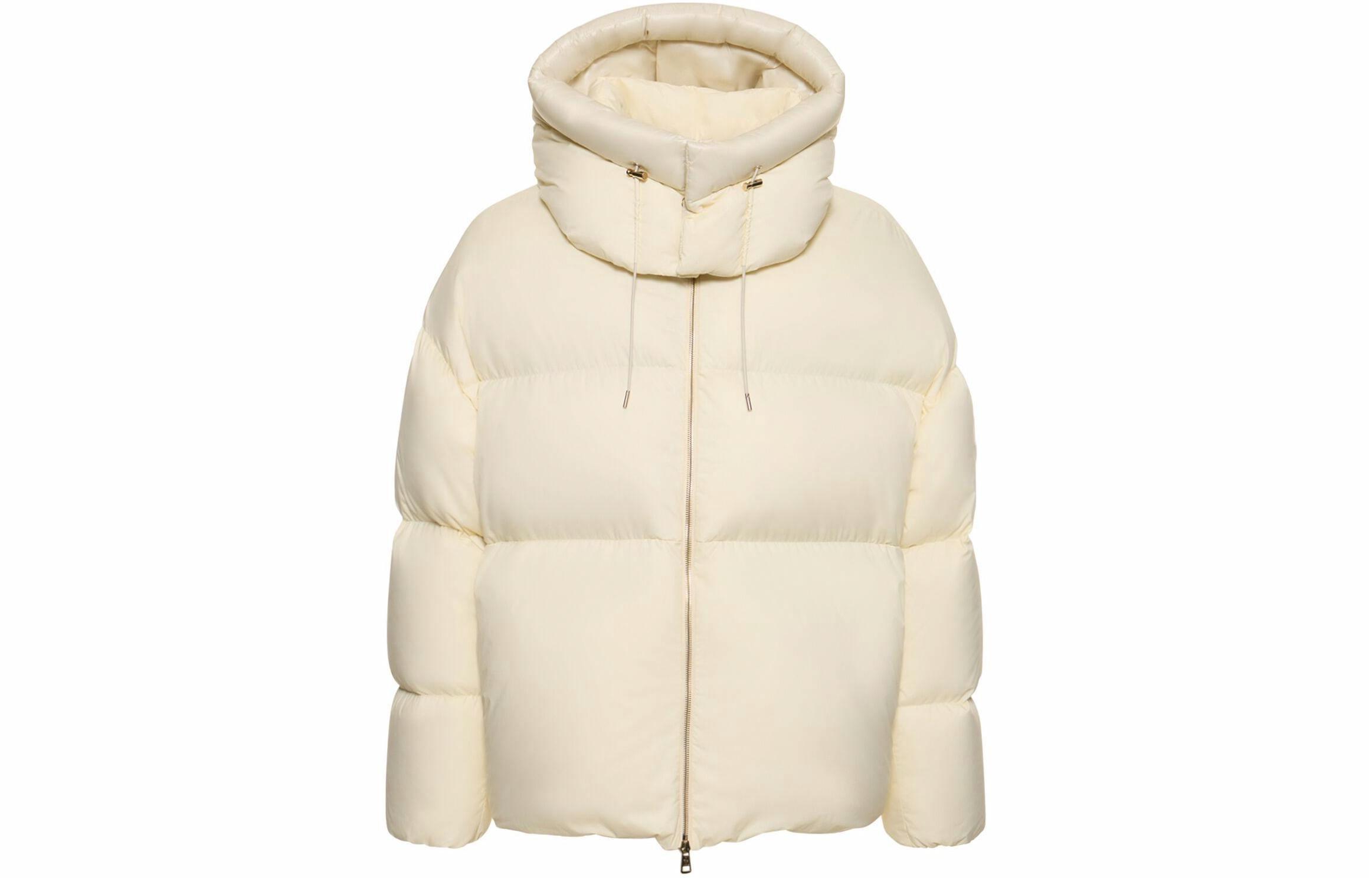 Пуховик MONCLER GENIUS x Roc Nation (бежевый)