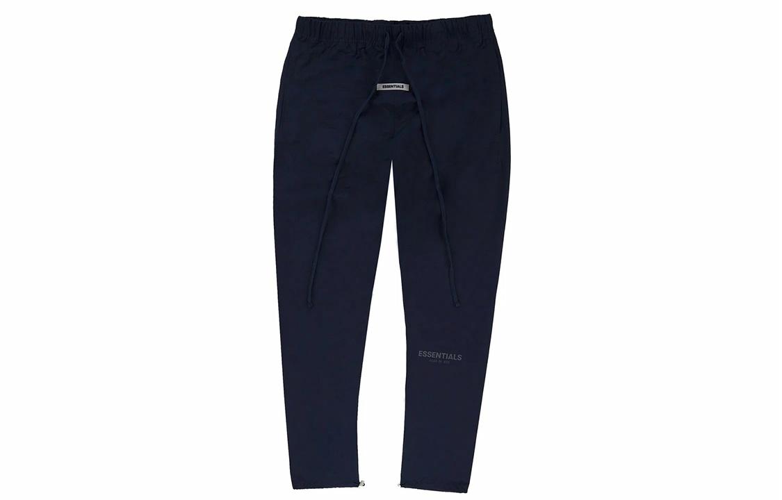 Мужские штаны Fear of God Essentials FW21 Nylon Track Pants (военно-морской синий) — фото 1