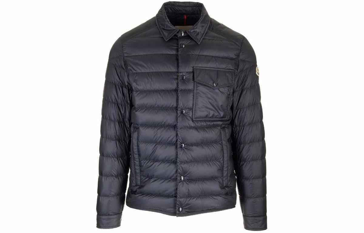 Мужская куртка Moncler Tenibres (темно-синяя)