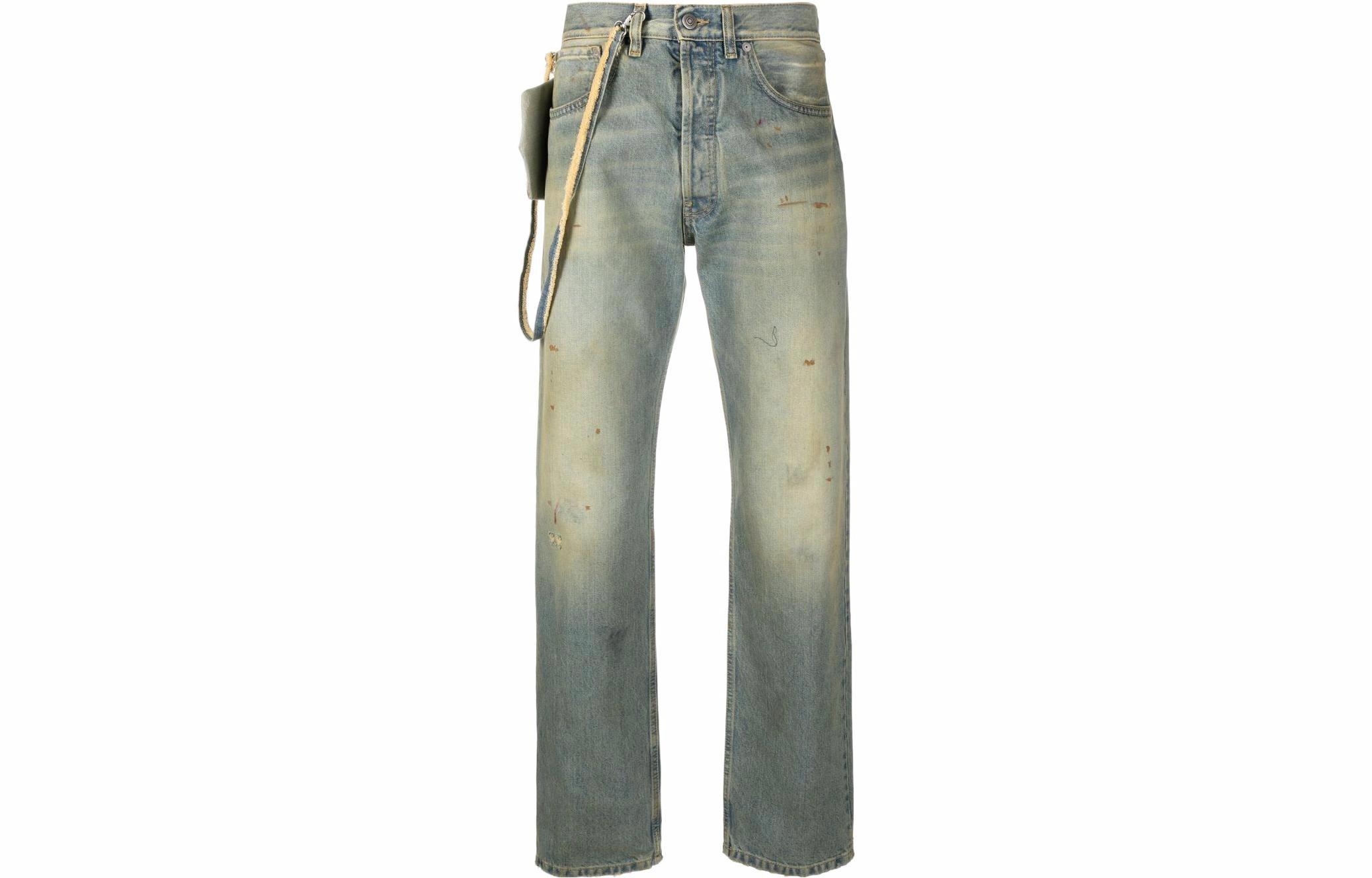 Мужские штаны Maison Margiela (голубые)