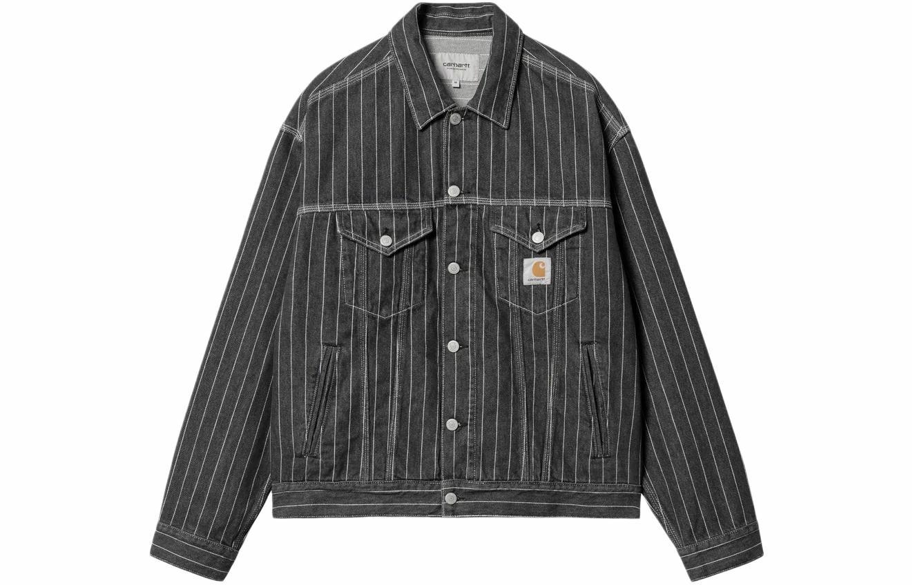 Мужская куртка Carhartt WIP Orlean Stripe Jacket (черная)