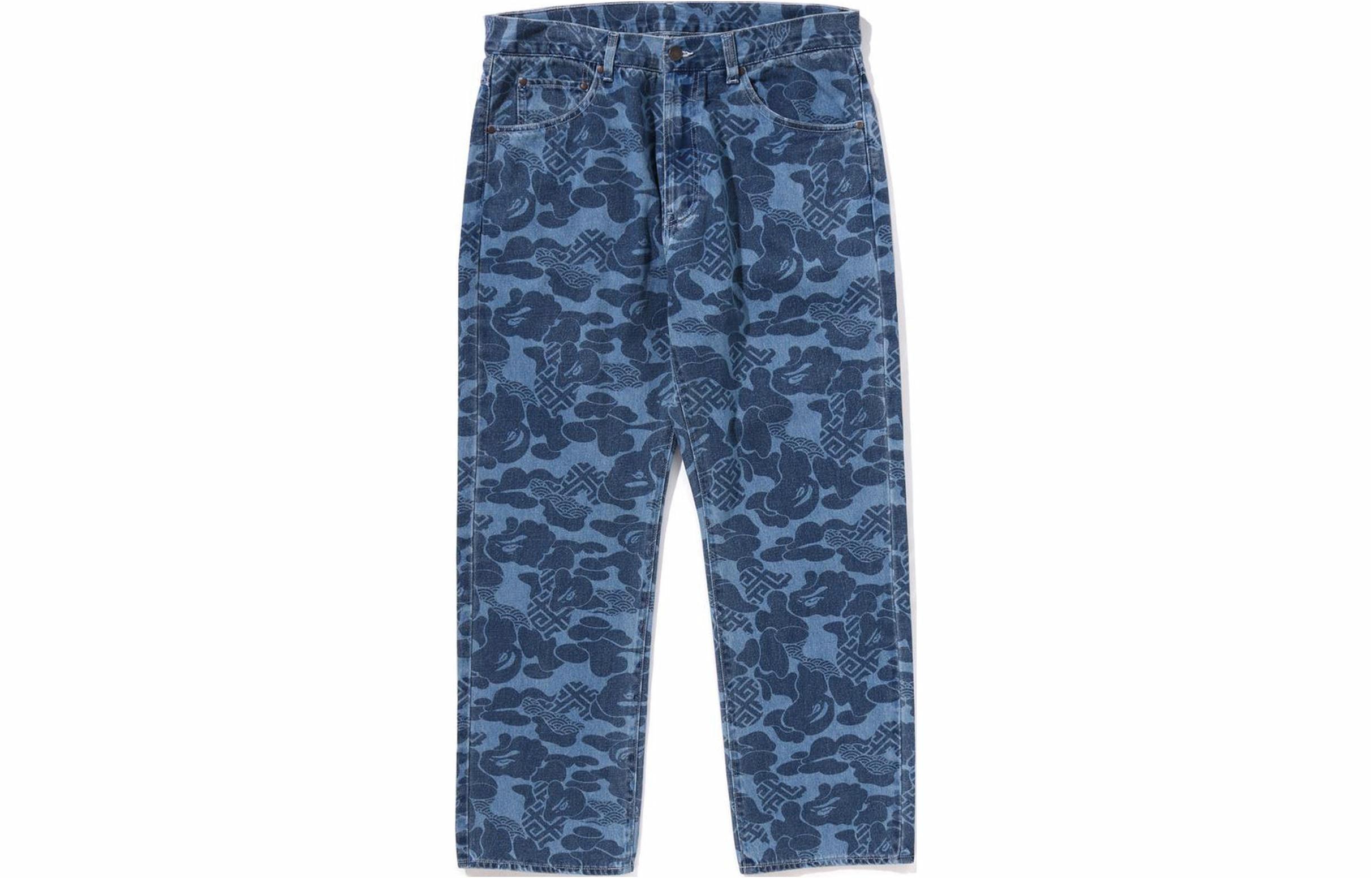 Джинсы A BATHING APE A BATHING APE SS24 (темно-синие)
