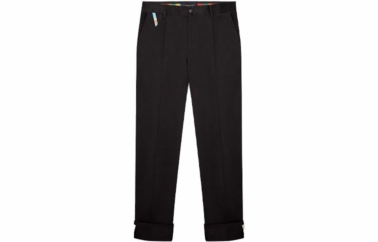 Мужские штаны Versace Gabardine Pants (черные)