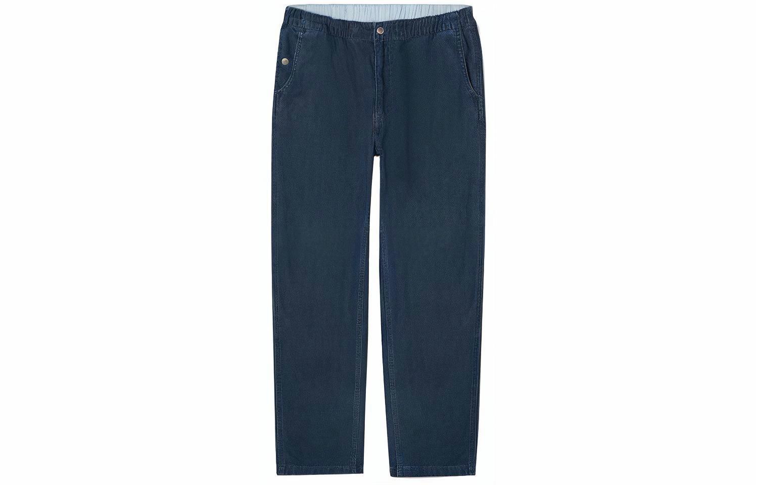Мужские джинсы Levis свободного кроя на пуговицах (синие)