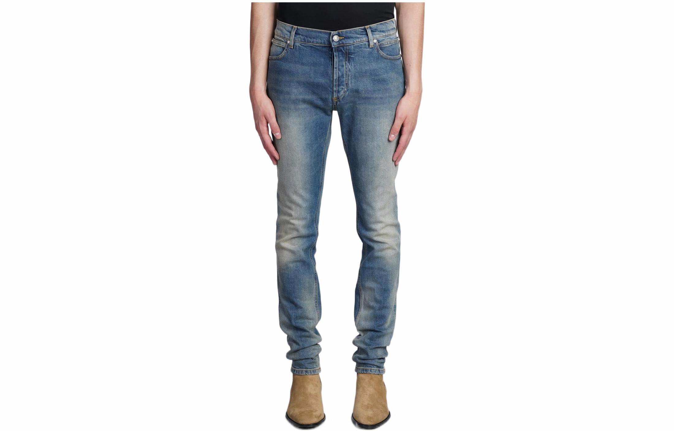 Мужские джинсы BALMAIN FW22 (синие)