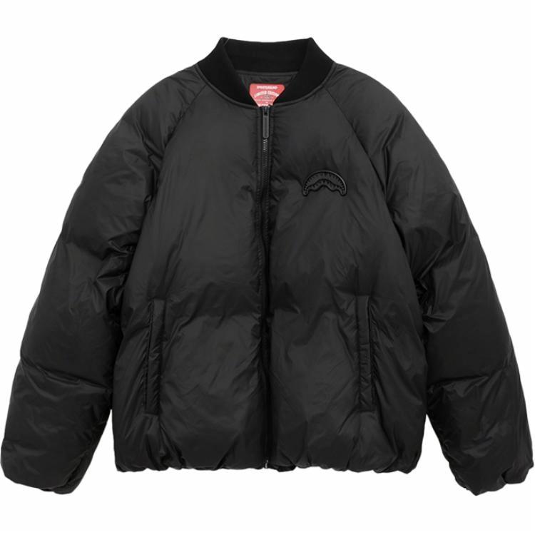 Мужской пуховик SPRAYGROUND sg (черный)