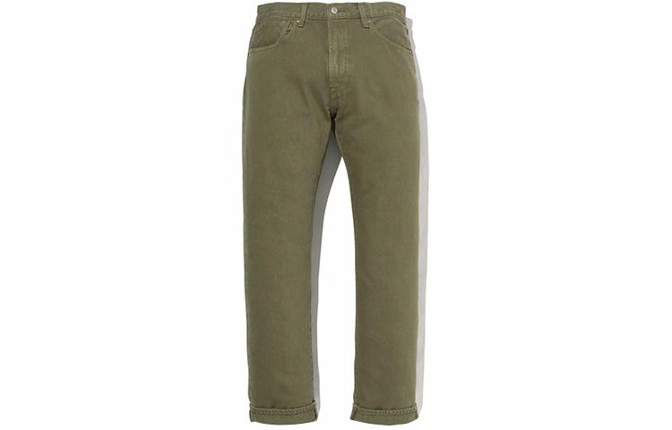 Мужские джинсы Levis (зелено-коричневые)