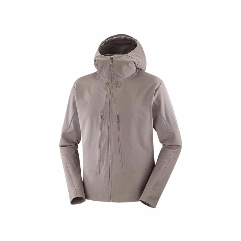 Мужская куртка Salomon OUTPEAK SS25 (серая)