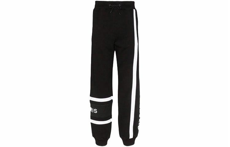 Мужские штаны Givenchy Брюки со стрелками и принтом (черные)