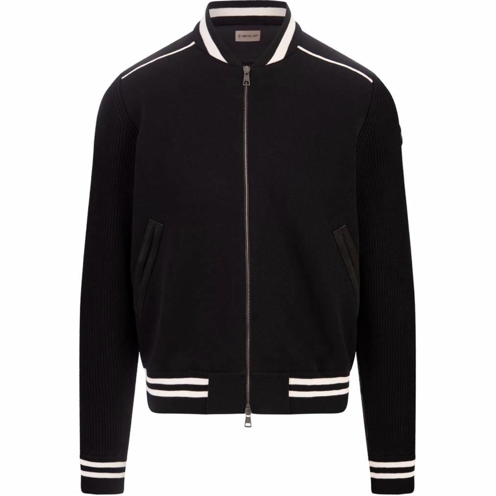 Мужская куртка Moncler бомбер (черная)
