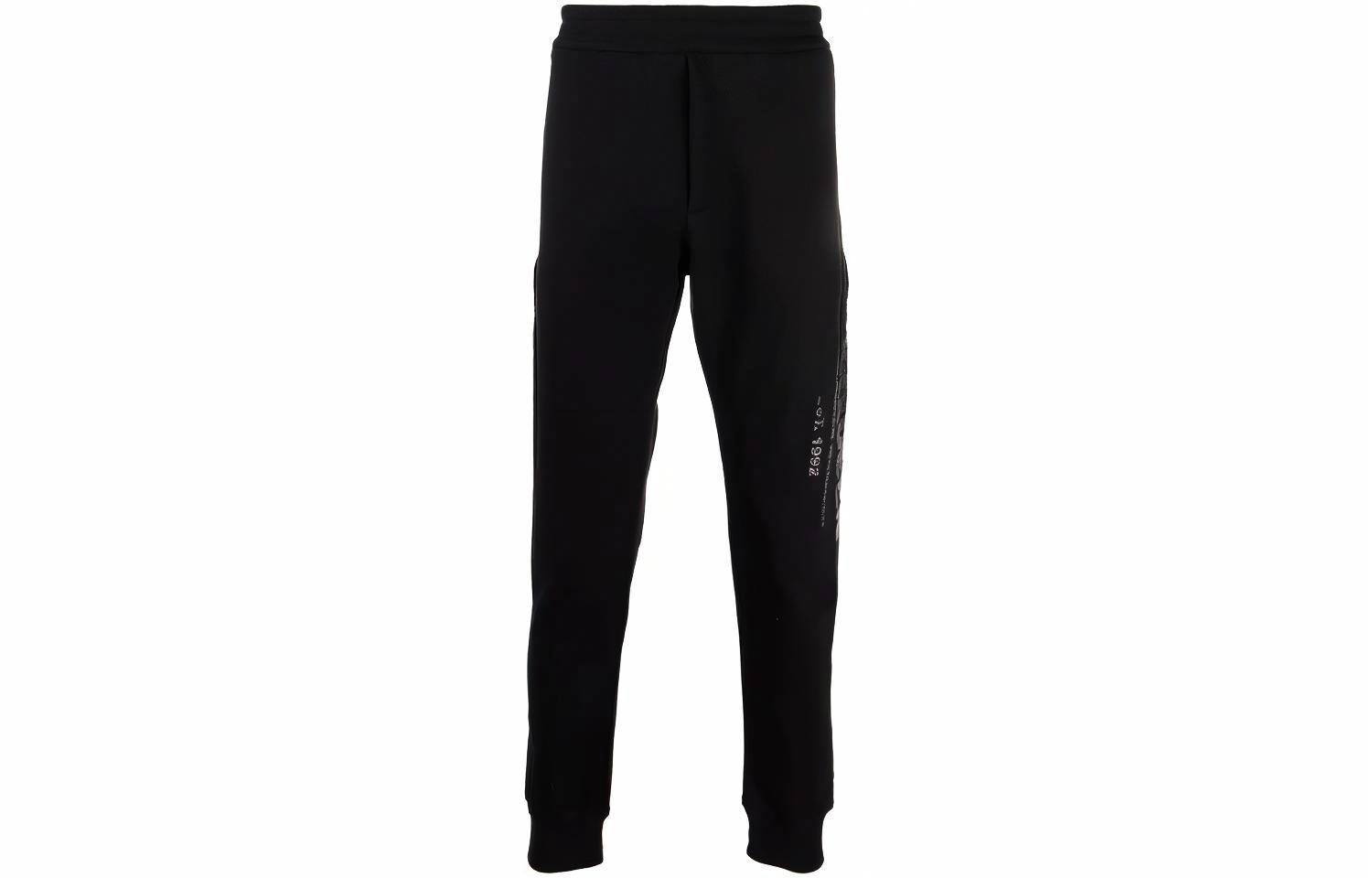Мужские штаны Alexander McQueen SS22 (черные)