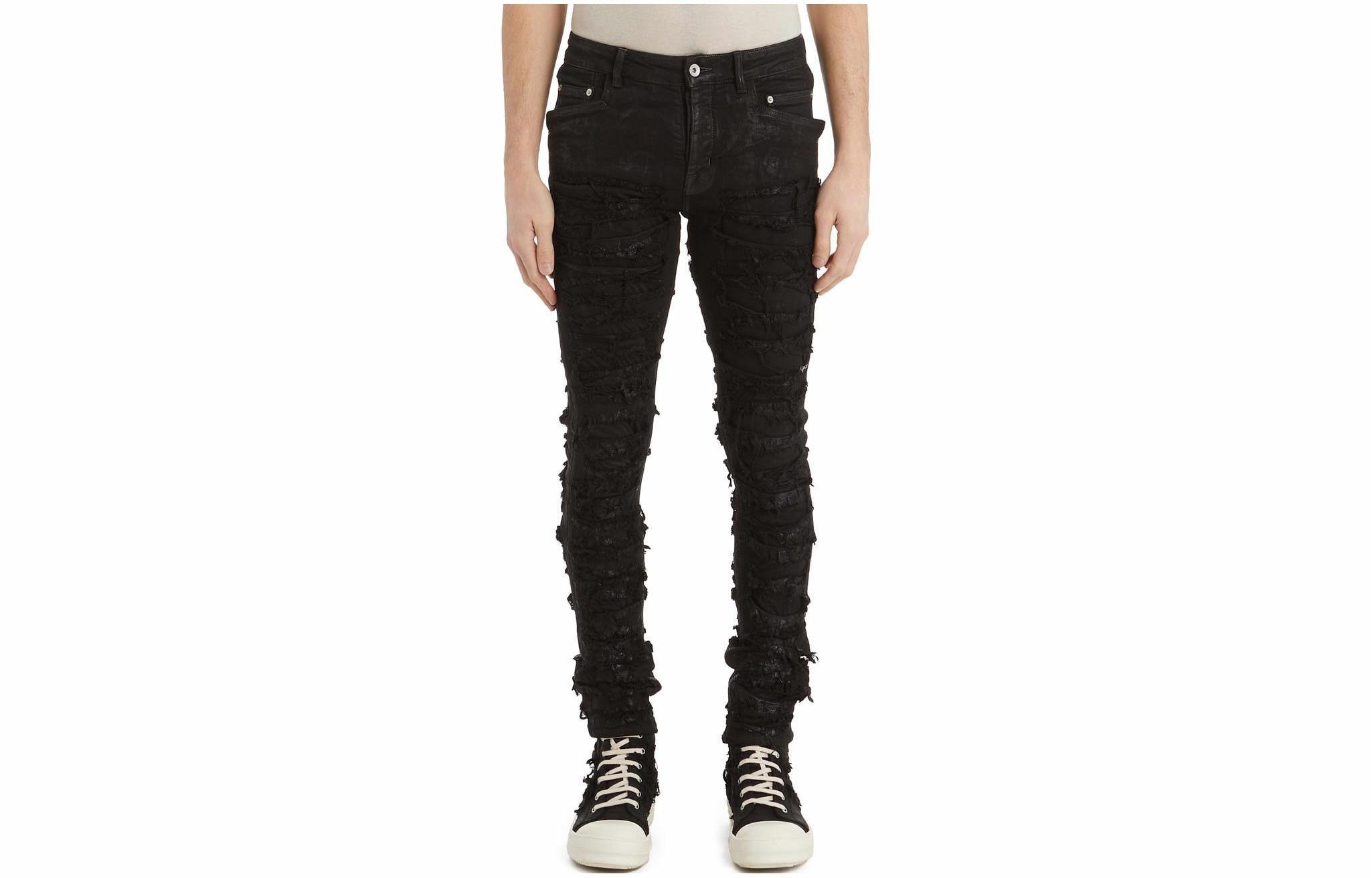 Мужские джинсы Rick Owens DRKSHDW FW22 (черные)