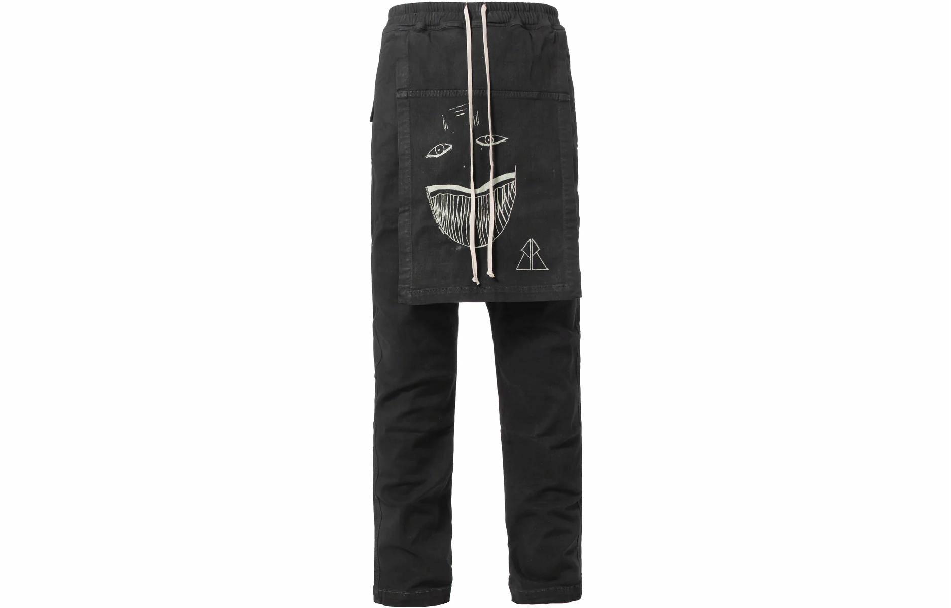 Мужские джинсы Rick Owens DRKSHDW (черные)