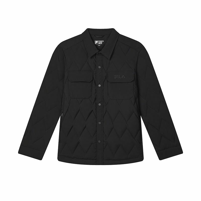 Мужская куртка Fila HERITAGE Light Down Jkt (черная)
