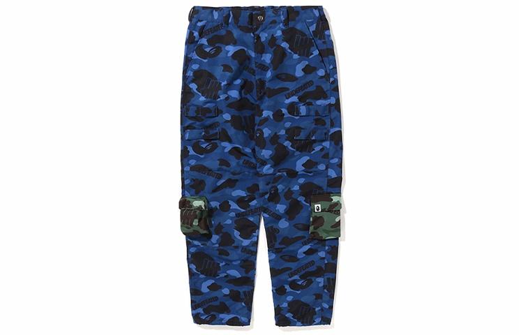 Мужские штаны UNDEFEATED x BAPE (синие)