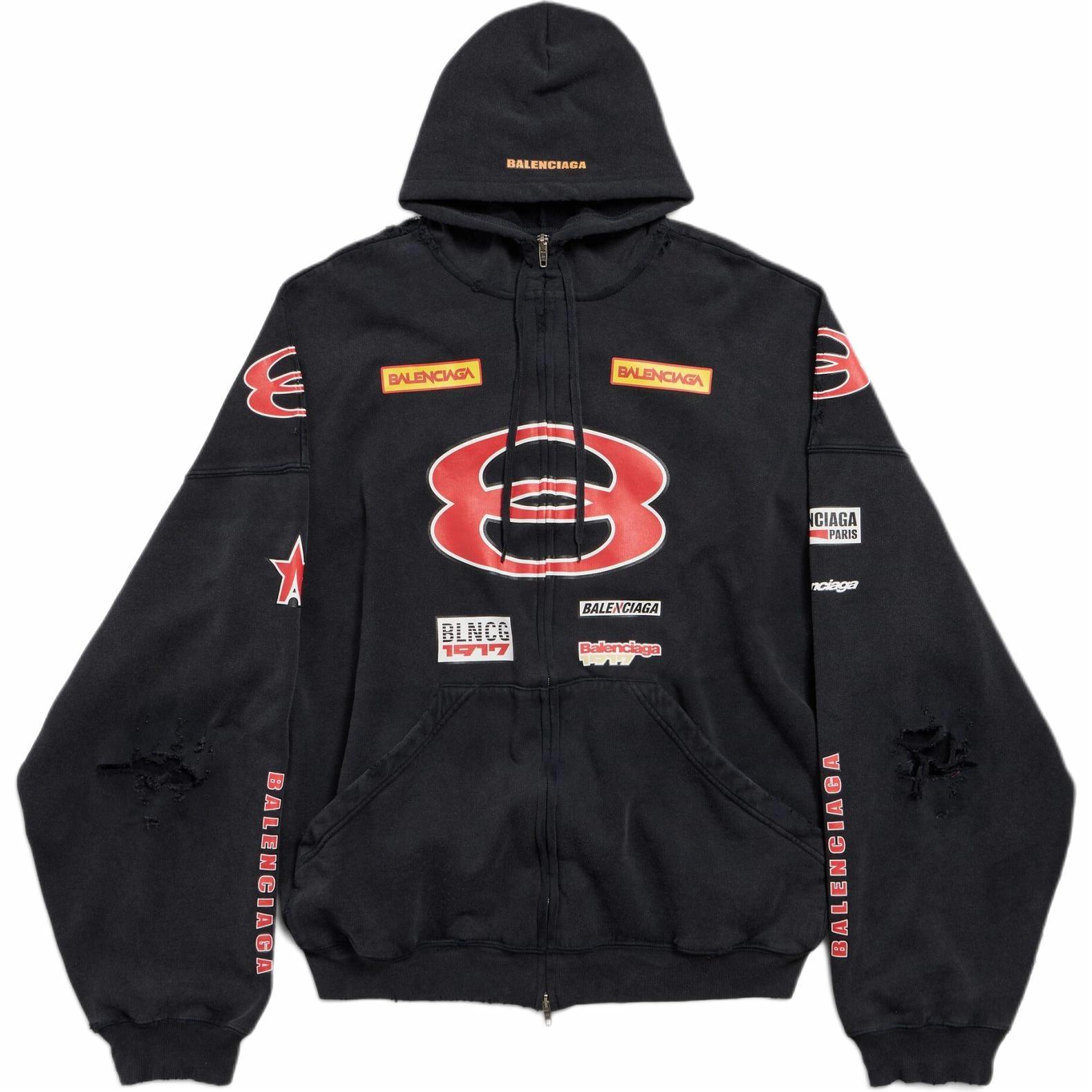 Мужское худи Balenciaga (черное)