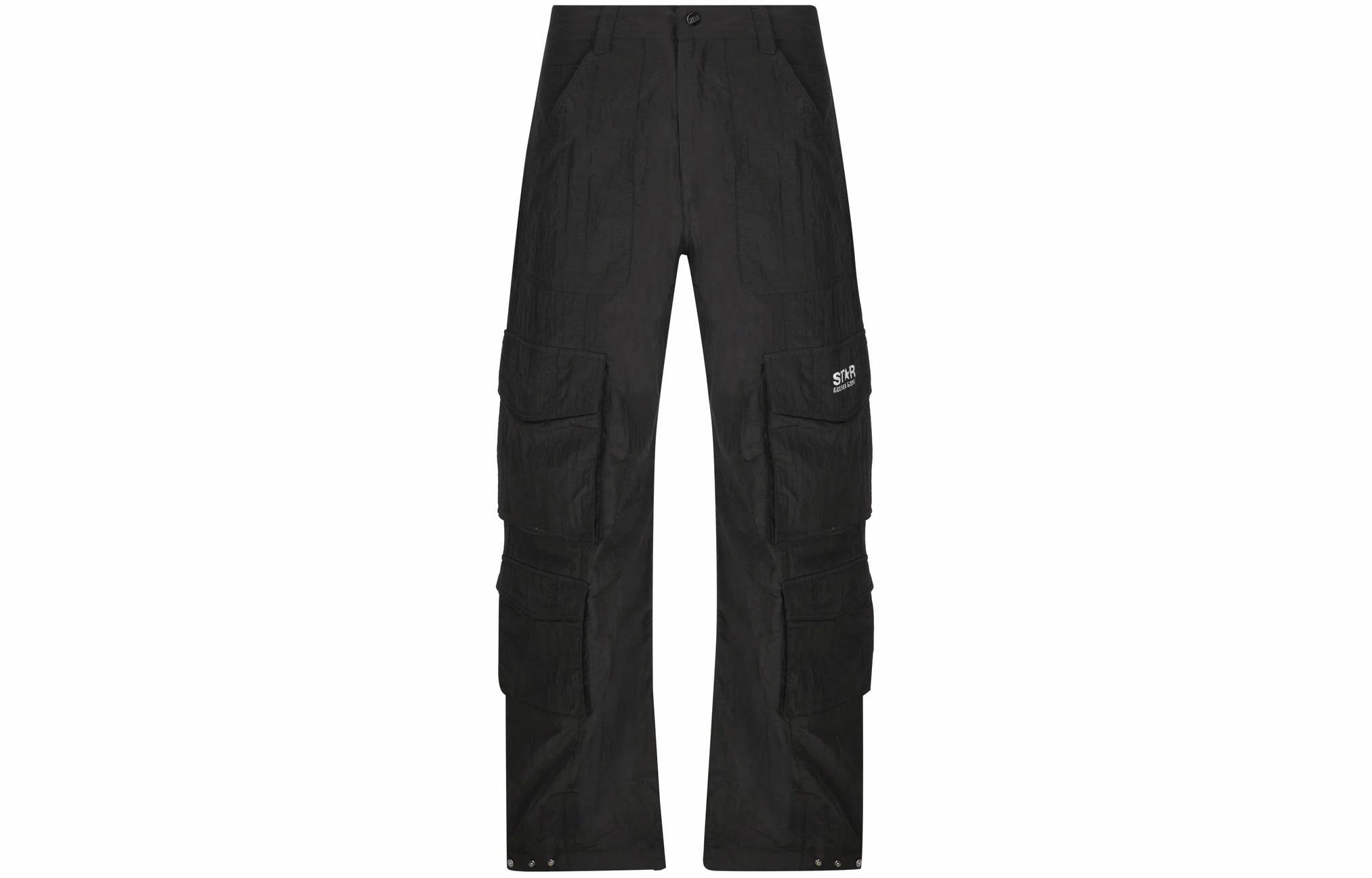 Мужские штаны Golden Goose Cargo Pants (черные)