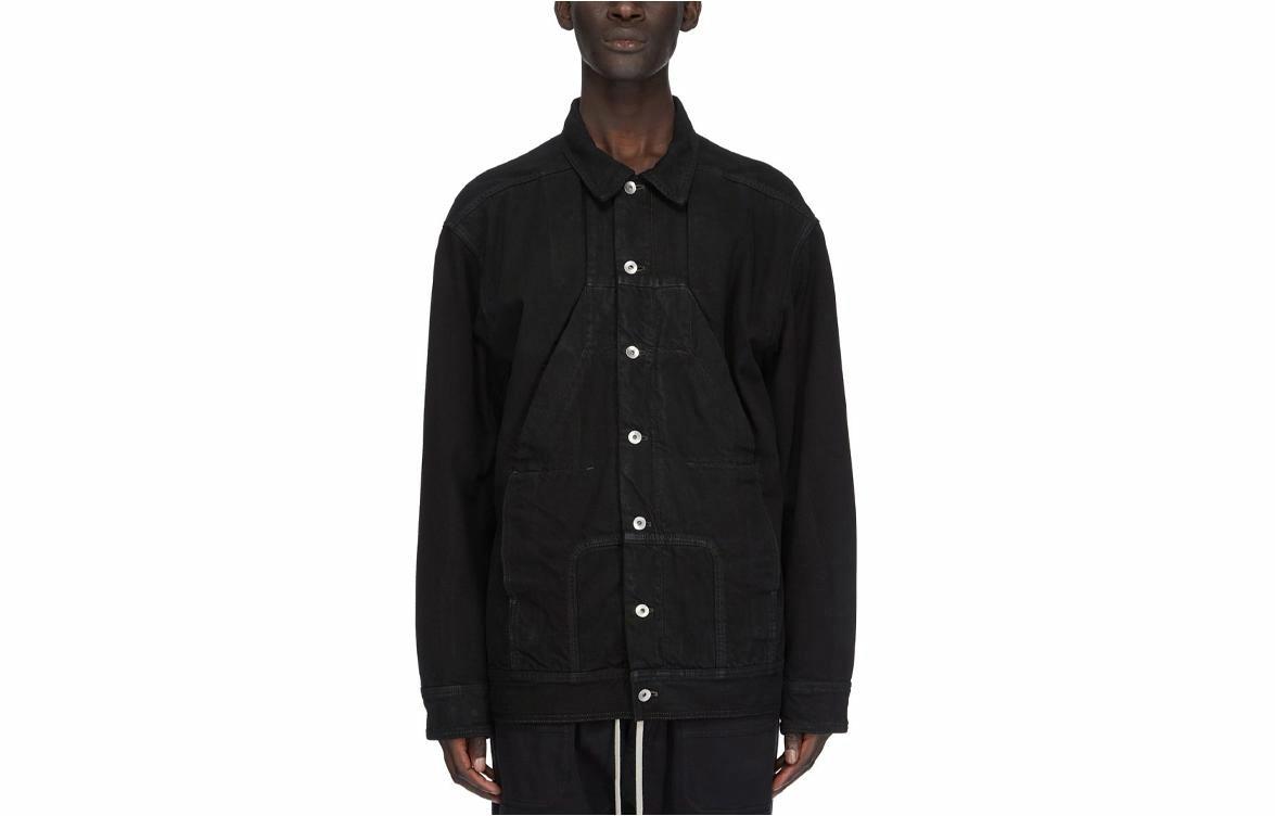 Мужская куртка Rick Owens DRKSHDW SS24 (черная)