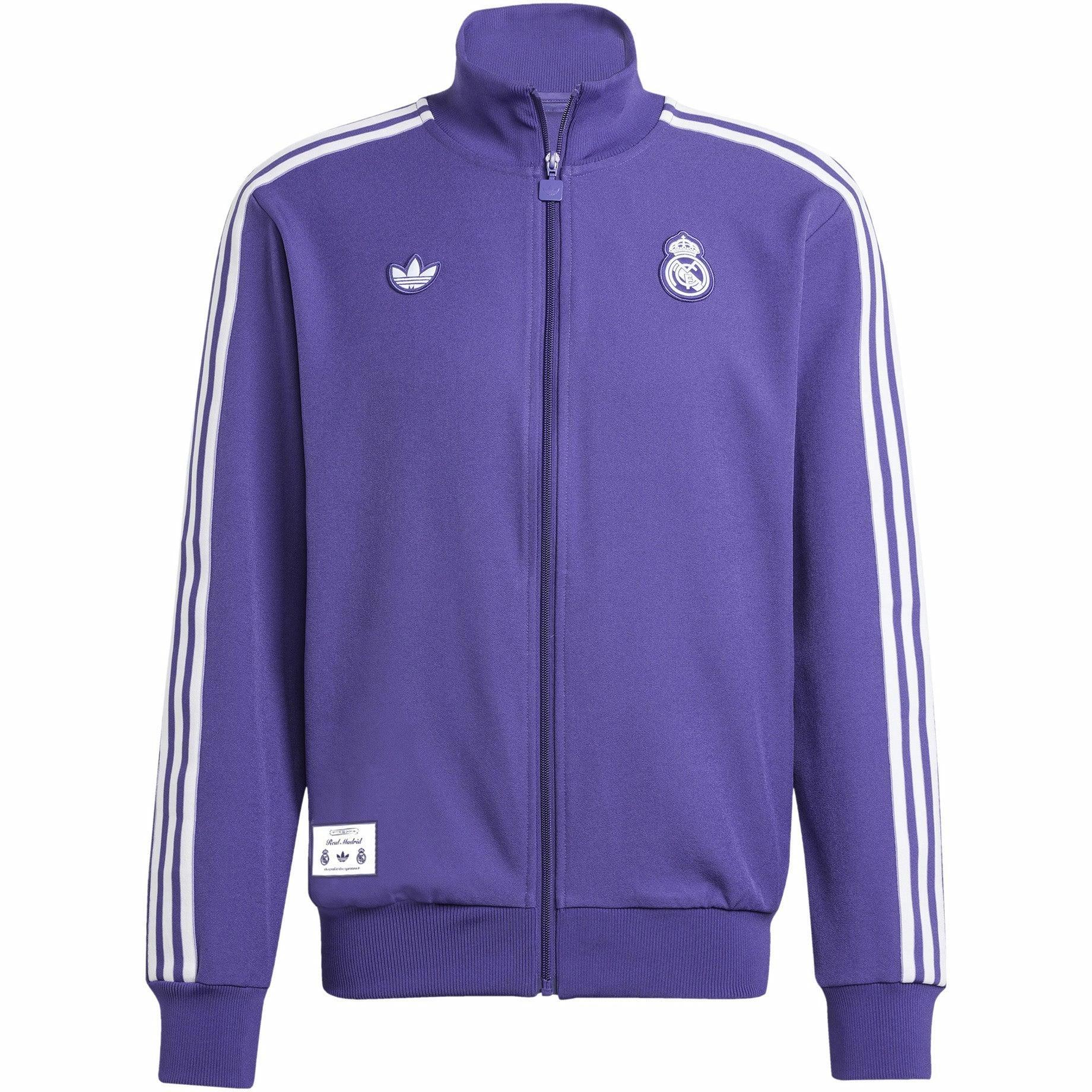 Мужская куртка adidas originals Real Madrid TRACK (пурпурная)