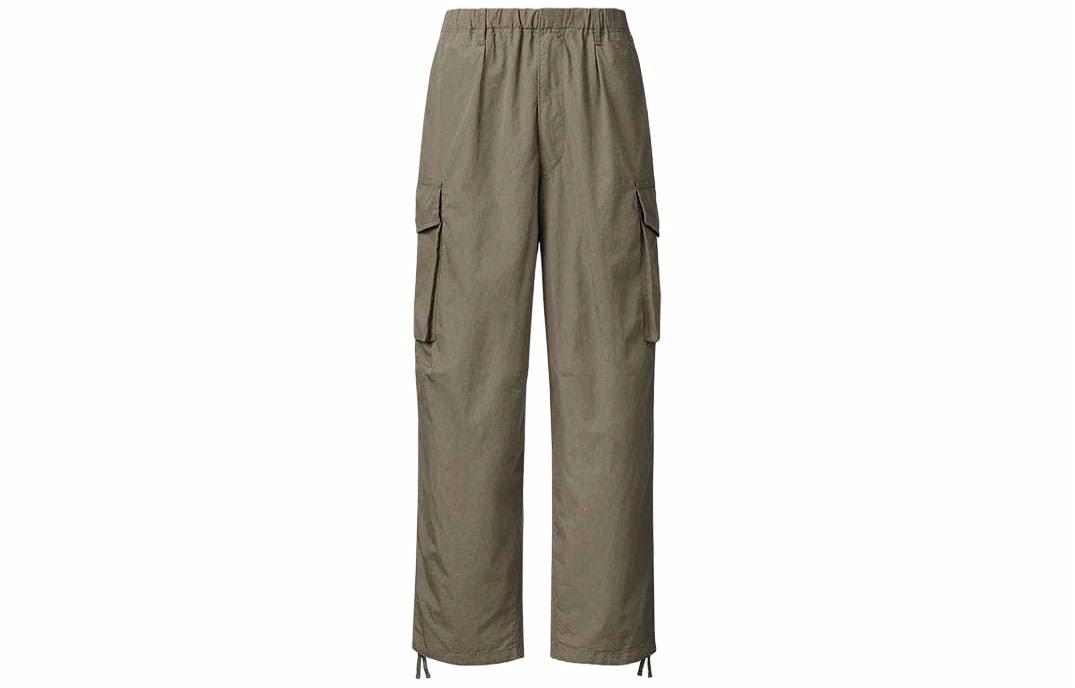 Мужские штаны UNIQLO 470935-56 (оливковые)