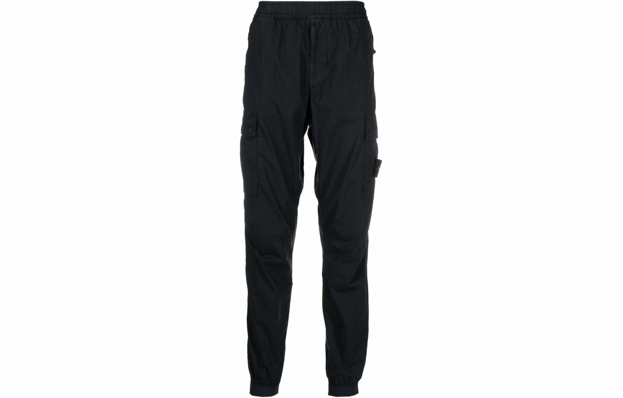 Мужские штаны STONE ISLAND Карго (черные)