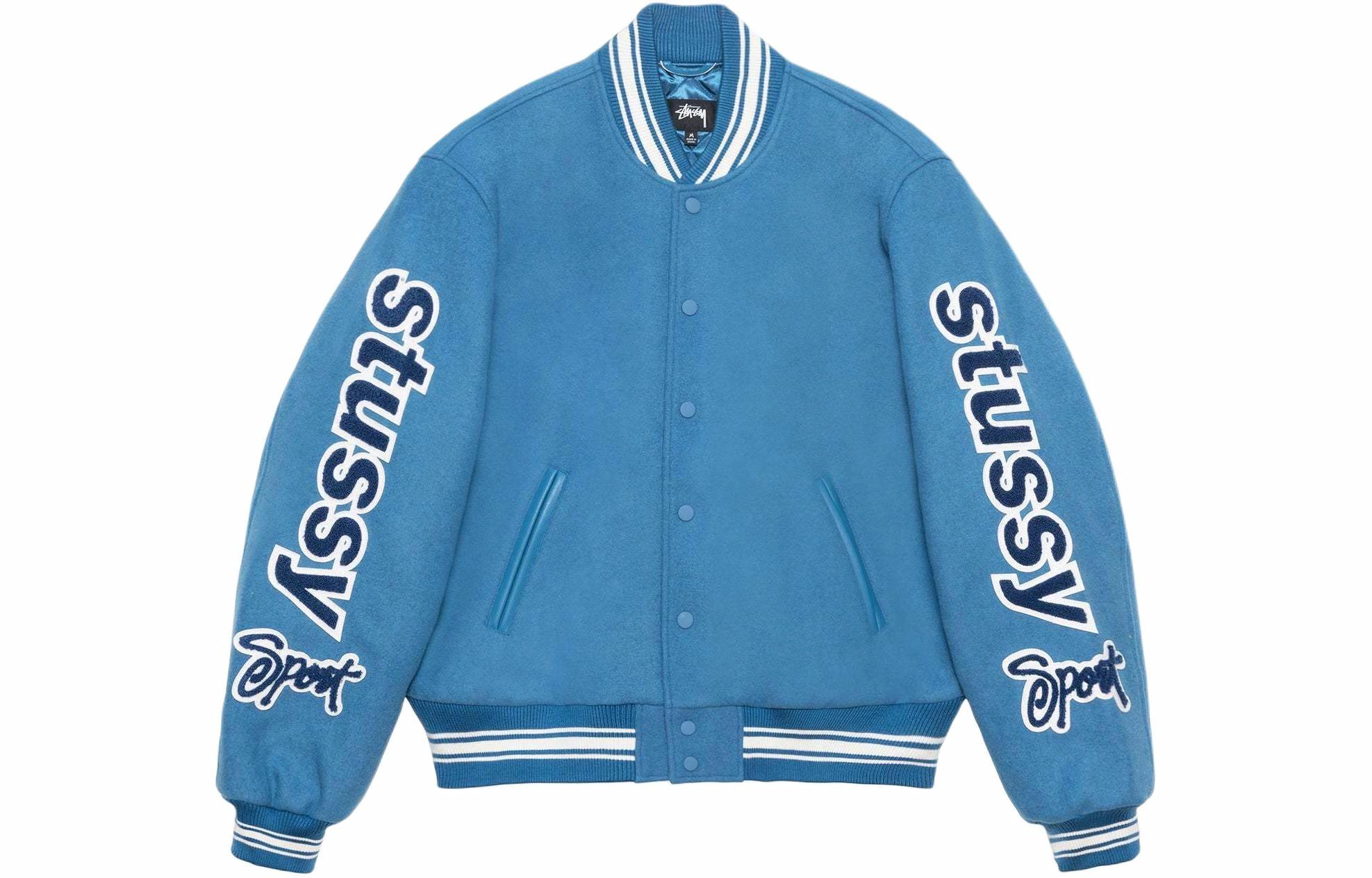 Мужская куртка Stussy VARSITY JACKET COMPETITION (черная)