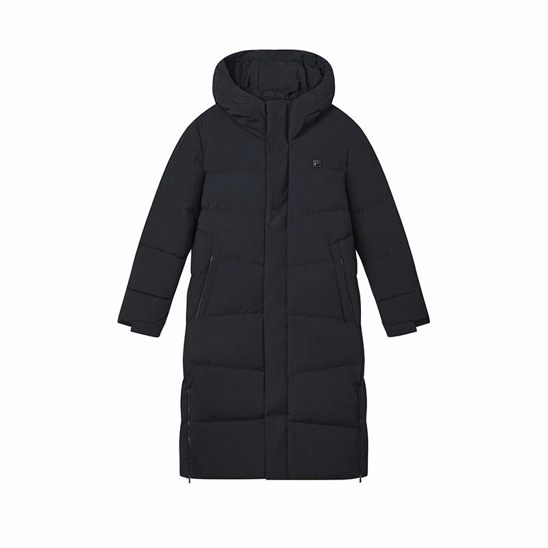 Мужской пуховик Fila White Down Jacket (черный)