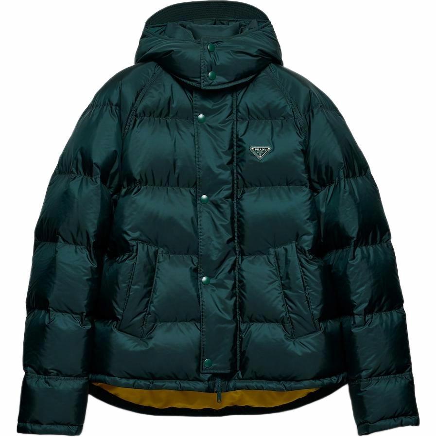 Мужской пуховик Prada (зеленый)