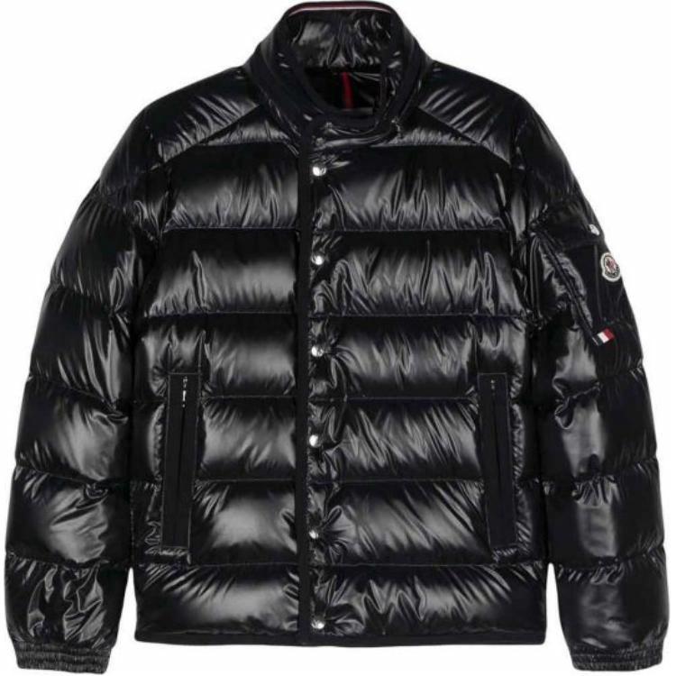 Пуховик Moncler Gourette (полуночно-синий)