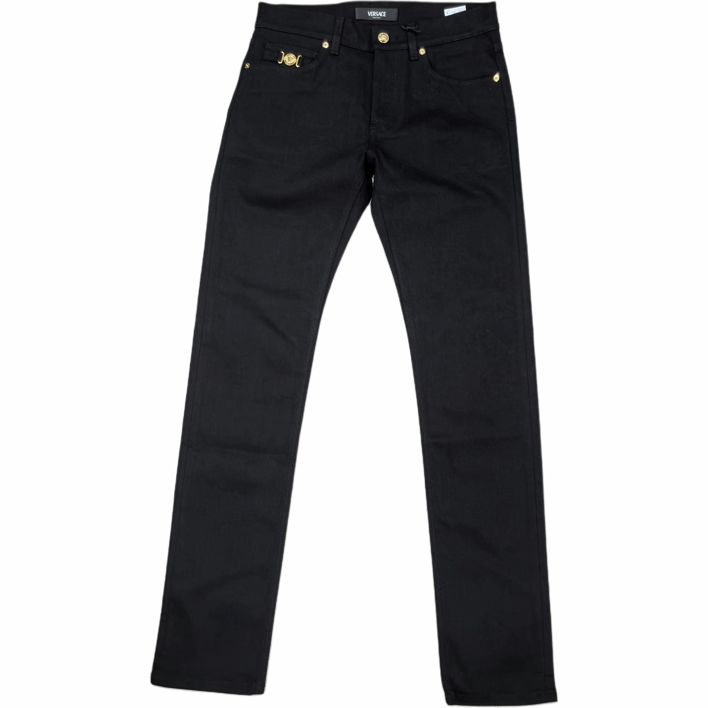 Мужские джинсы Versace Jeans Couture FW24 (черные)