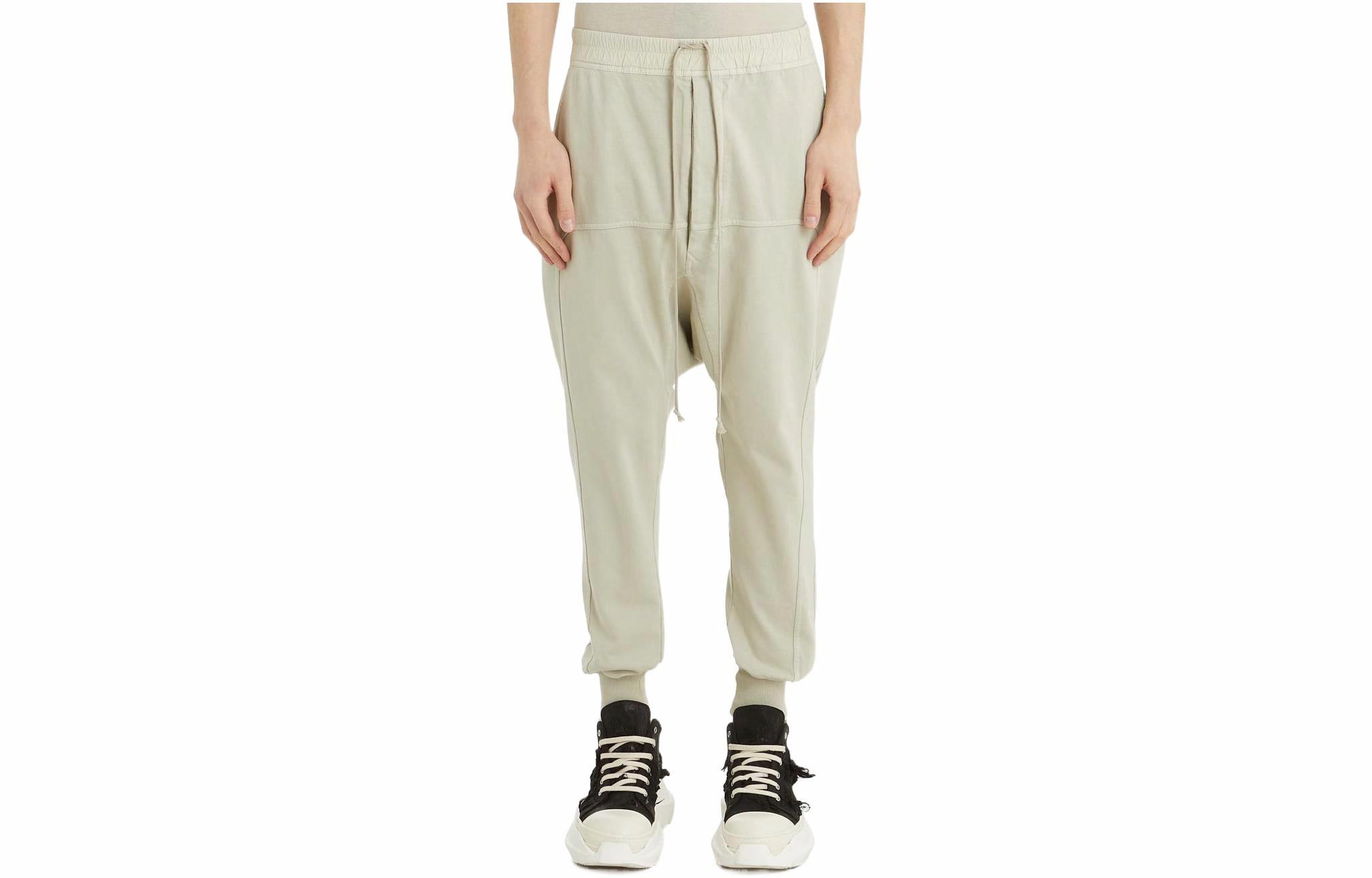Мужские брюки Rick Owens DRKSHDW FW22 (кремовые)