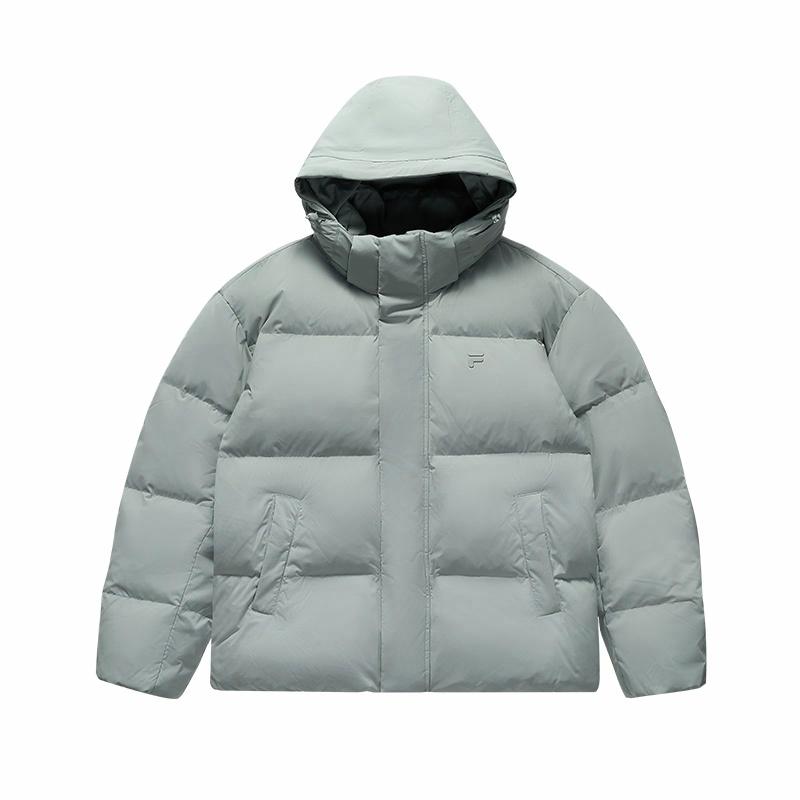 Мужской пуховик Fila FUSION (серый)