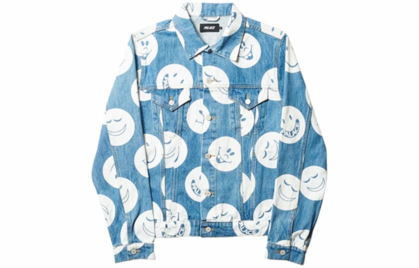 Куртка Palace Smiley Print (синяя)