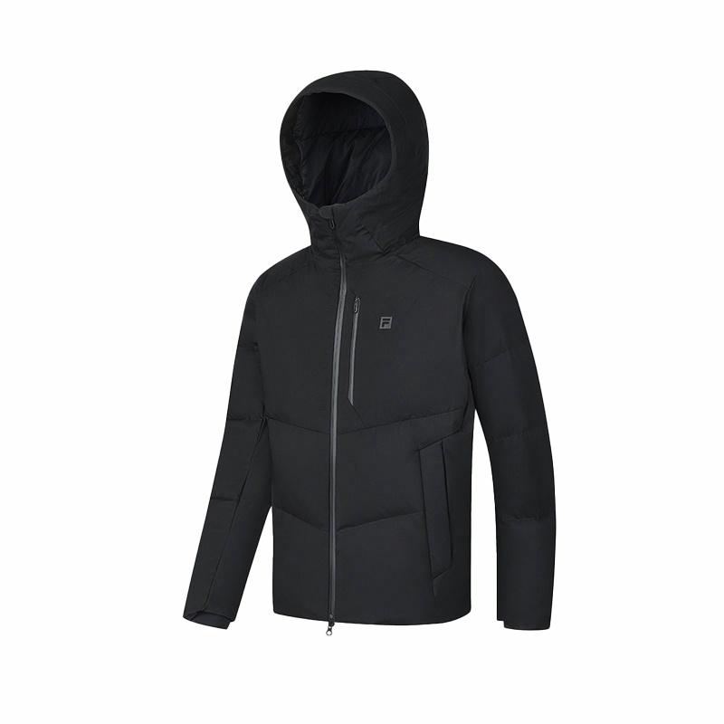 Мужская куртка Fila Athletics FITNESS (черная)