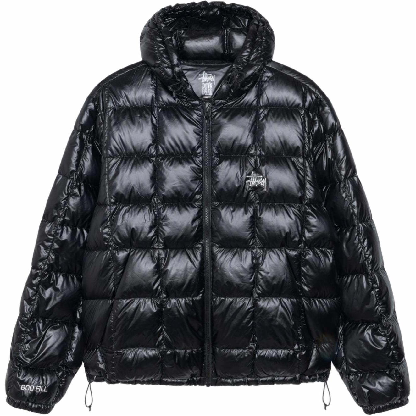 Пуховик Stussy Quilted Logo (черный)