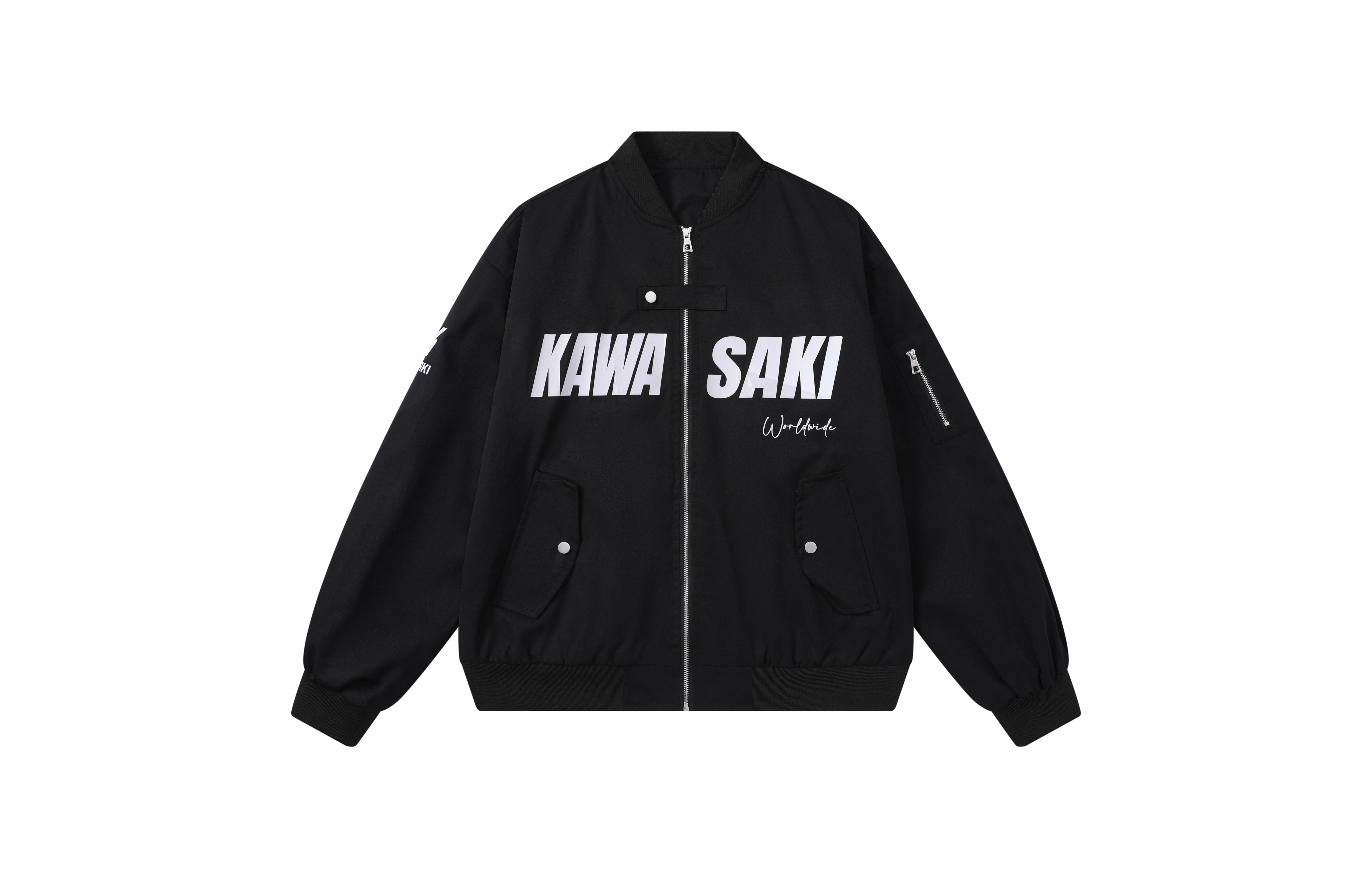 Куртка Kawasaki Windbreaker (черная)