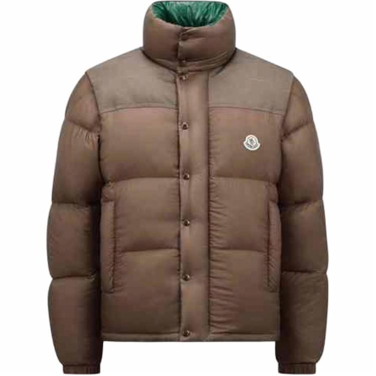 Куртка Moncler Verone FW24 (коричнево-зеленая)