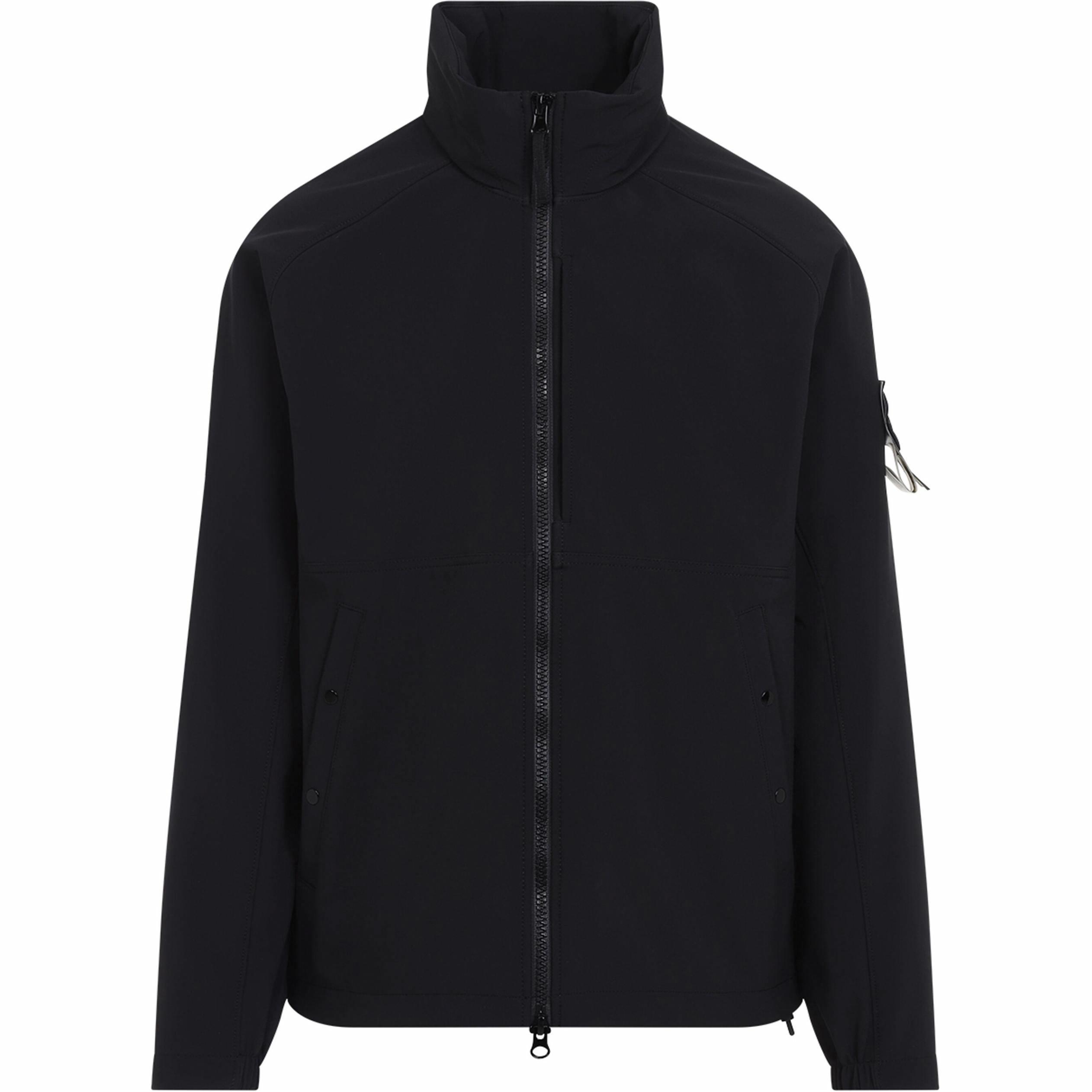 Мужская куртка STONE ISLAND SS25 SOFT SHELL (черная)