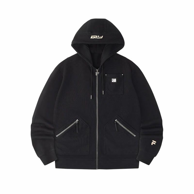 Мужская куртка Fila Fusion Hoodie Jacket (черная)