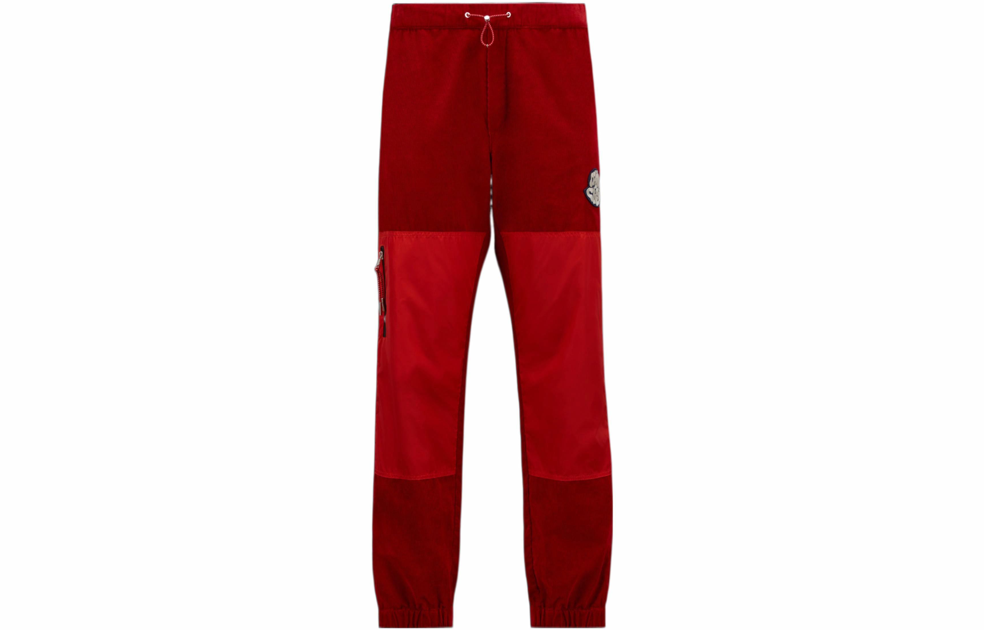 Мужские штаны Moncler H20912A00034549H4450 (красные)