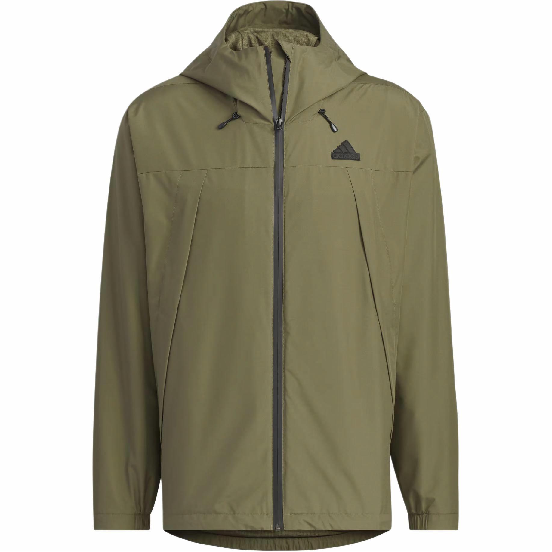 Мужская куртка adidas Woven Jacket (оливковая)