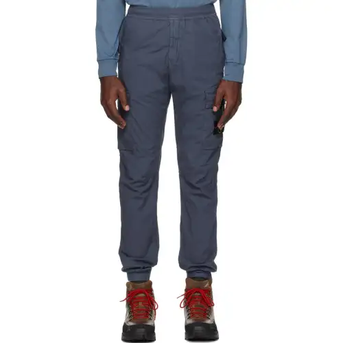 STONE ISLAND Cargo Pants Men's Dark Blue